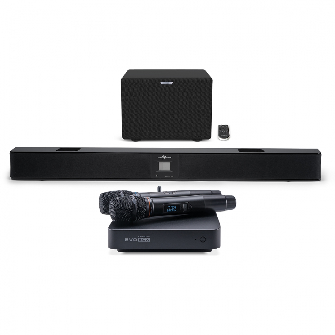 караоке-комплект EVOBOX Plus + EvoSound Bar (саундбар с караоке) в Владивостоке