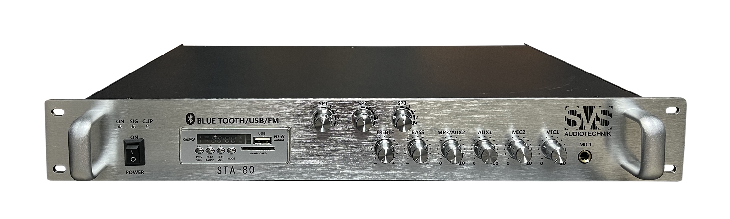 SVS Audiotechnik STA-80 Микшер-усилитель для систем Public Address в Владивостоке